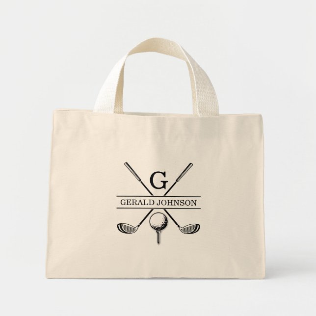 Sac fourre-tout à monogramme modèle de design de g (Devant)