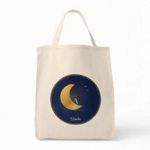 Sac fourre-tout à monogramme personnalisé, croissa
