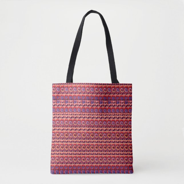 Sac fourre-tout à motif abstrait moderne 1188 (Devant)