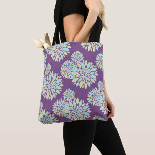 Sac fourre-tout à motif de fleurs Pastel Petals