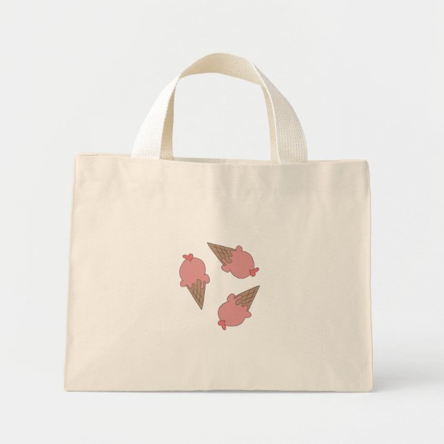 sac fourre-tout à motif de glace (Devant)