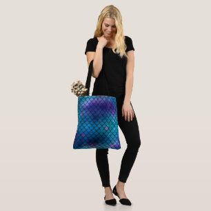 Sac fourre-tout à motif de sirène - Sac de plage p
