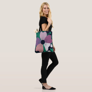 Sac fourre-tout à motif floral coloré – Flo modern