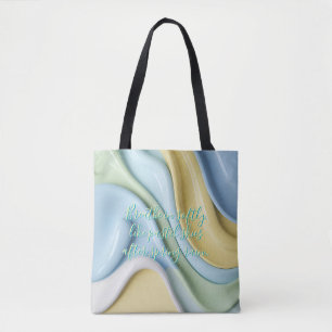 Sac fourre-tout à motif graphique abstrait élégant