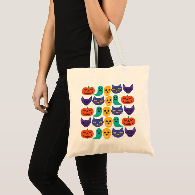 Sac fourre-tout à motif Halloween (Devant (produit))
