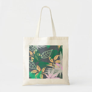 Sac fourre-tout à motif tropical de feuilles de pa