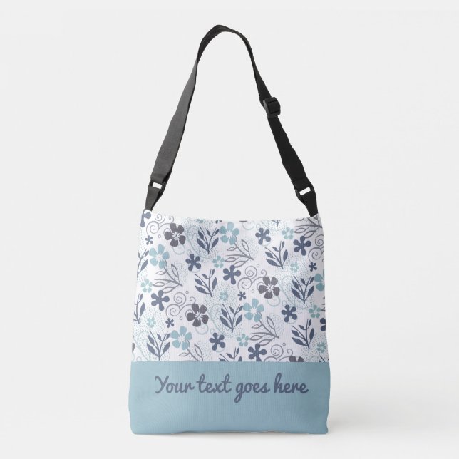Sac fourre-tout à motifs floraux (Dos)