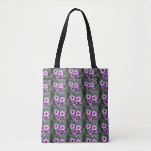 Sac fourre-tout à motifs floraux avec poignées noi