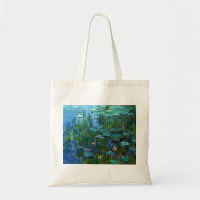 Sac fourre-tout à nénuphars de Monet Nympheas (Devant)