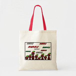 Sac fourre-tout à Noël de beaucoup joyeux de