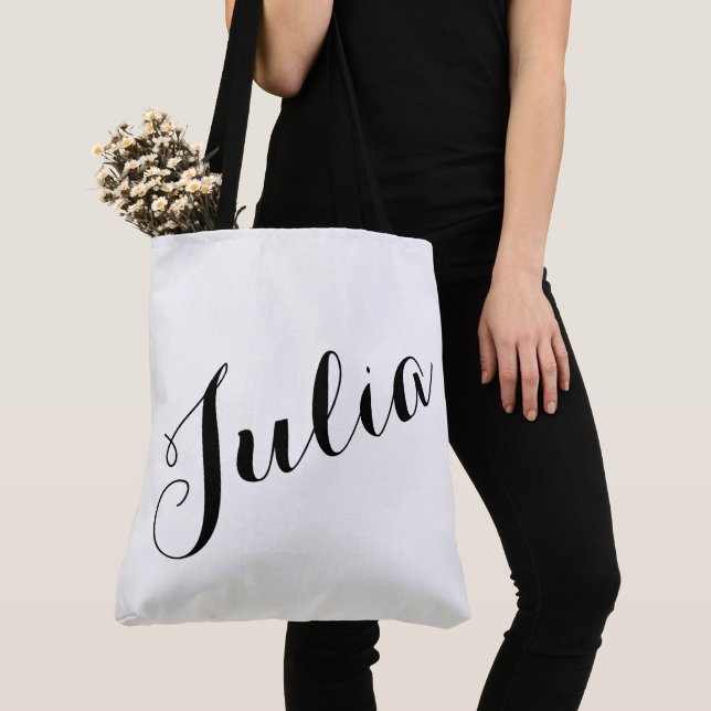sac fourre-tout à nom personnalisé (De près)