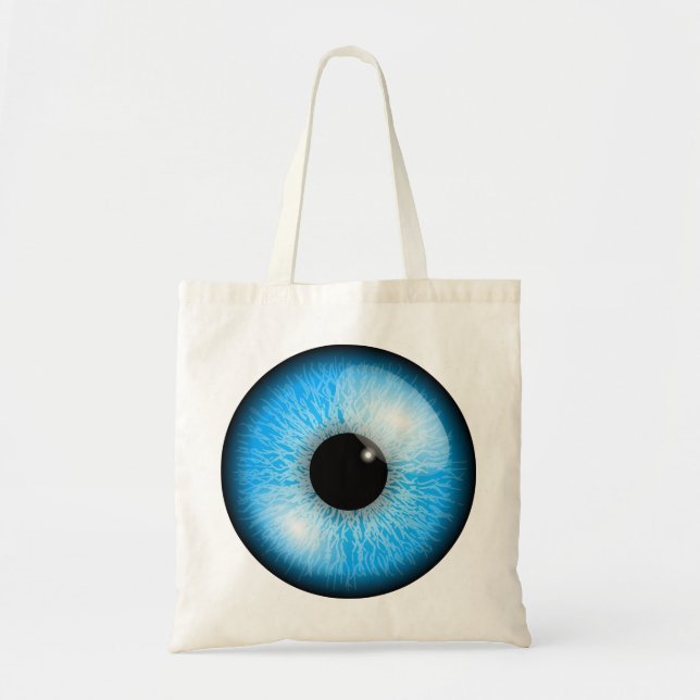 Sac fourre-tout à oeil bleu (Devant)