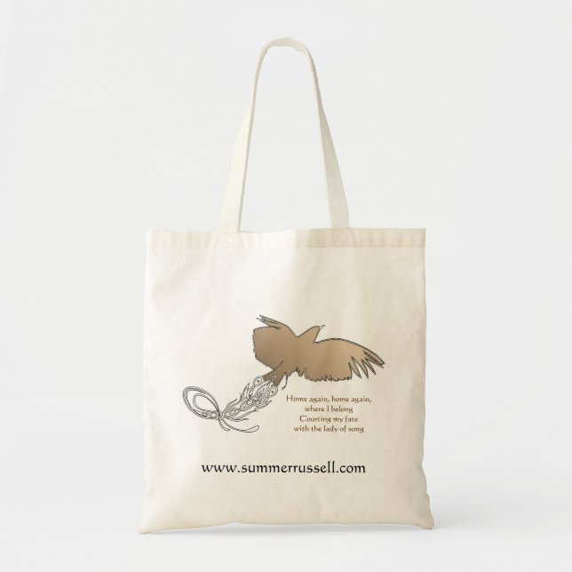 Sac fourre-tout à oiseau en vol (Devant)
