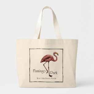 Sac fourre - tout à parc de Flamant rose