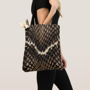 Sac fourre-tout à peau de serpent de cobra de Faux