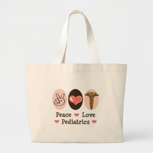 Sac fourre-tout à pédiatre de pédiatrie d'amour