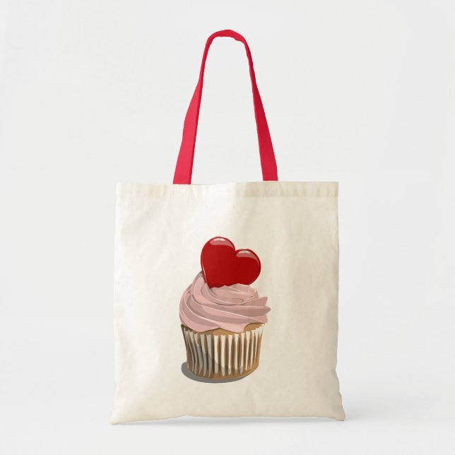 Sac fourre-tout à petit gâteau de Saint-Valentin (Devant)