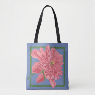 Sac fourre-tout à pivoine