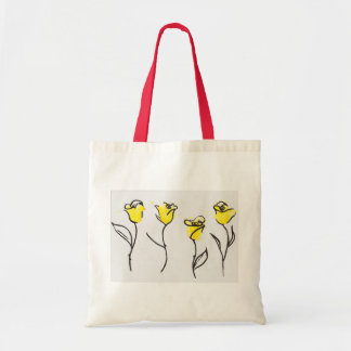 Sac fourre-tout à rose jaune de Zonta