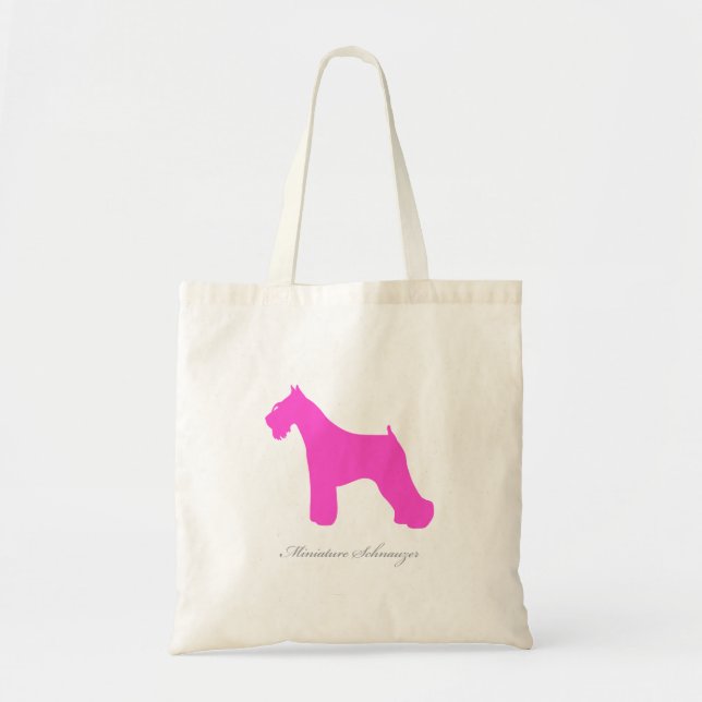 Sac fourre-tout à Schnauzer miniature (silhouette (Devant)