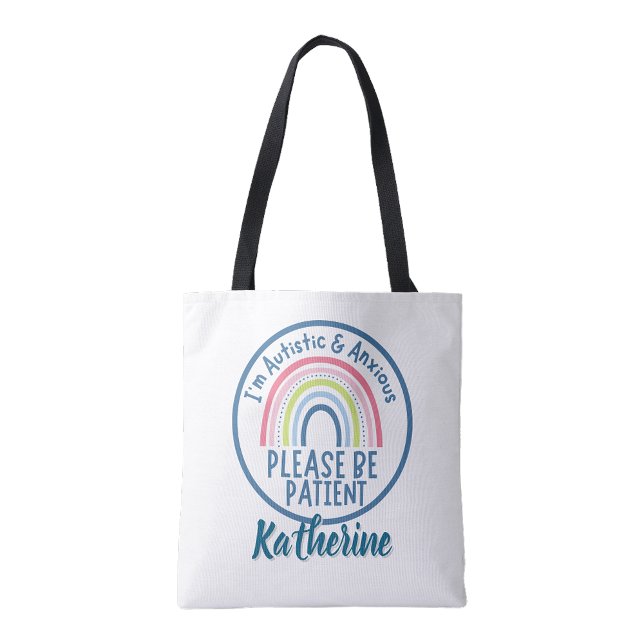 Sac fourre-tout à sensibilisation sensorielle| Per (Sensory Awareness Tote bag| Personalized Bag)