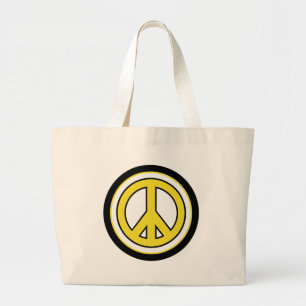Sac fourre-tout à signe de paix