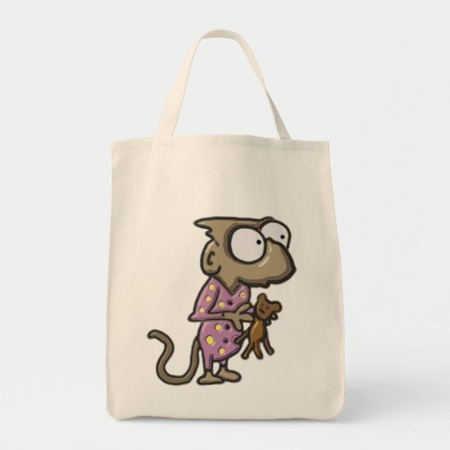 Sac fourre-tout à singe de pyjama (Devant)