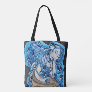 Sac fourre-tout à sirène (personnalisable)