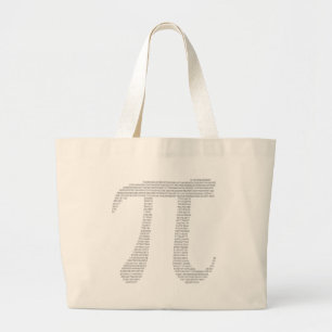 Sac fourre-tout à symbole de pi