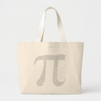 Sac fourre-tout à symbole de pi
