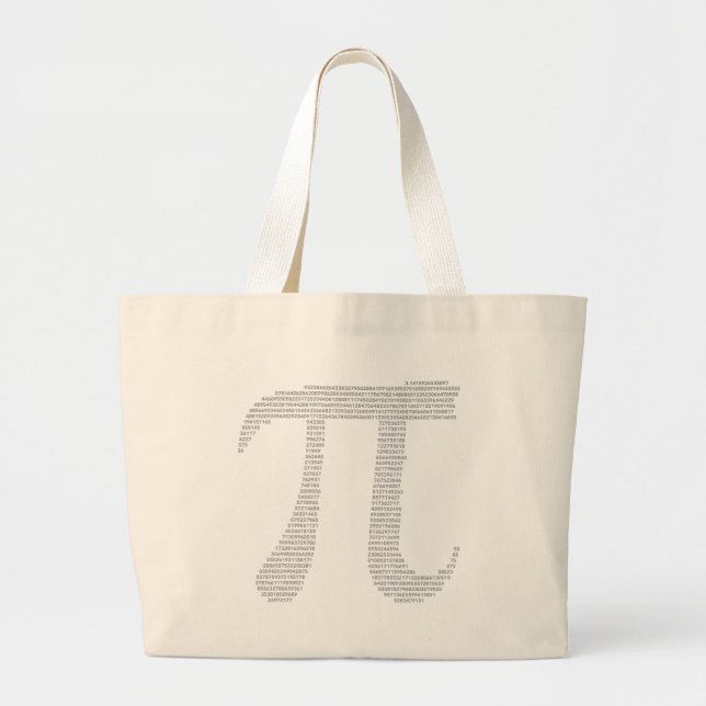 Sac fourre-tout à symbole de pi (Devant)