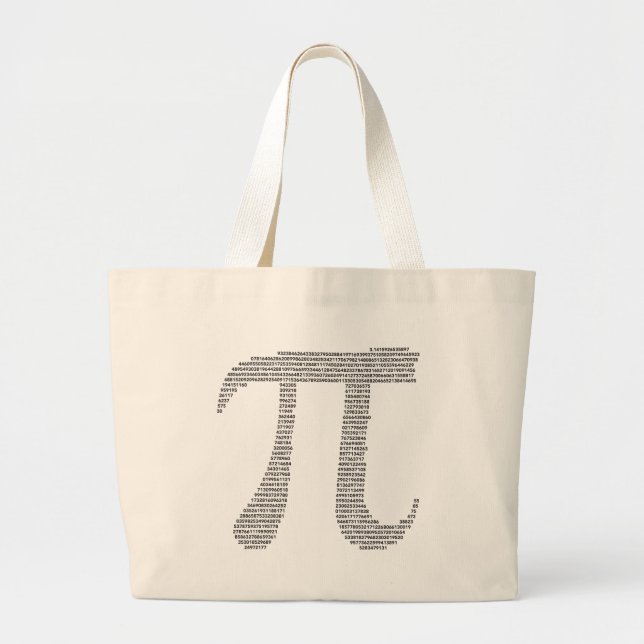 Sac fourre-tout à symbole de pi (Devant)