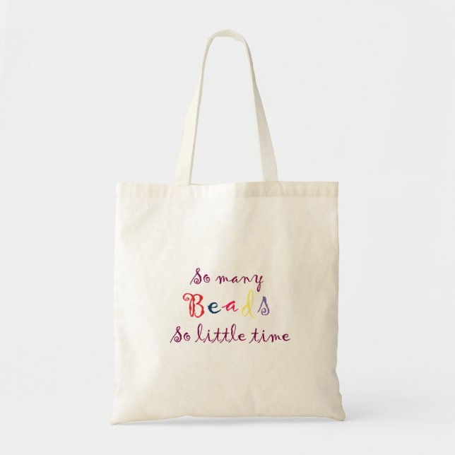 Sac fourre-tout à tant de perles (Devant)