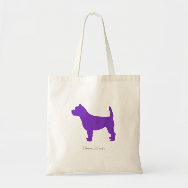 Sac fourre-tout à Terrier de cairn (silhouette (Devant)