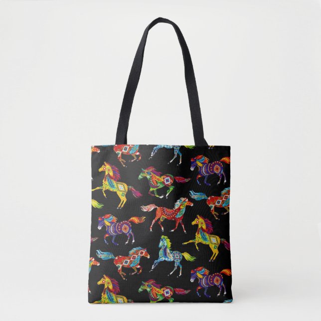 Sac fourre-tout à toile de cheval (Devant)