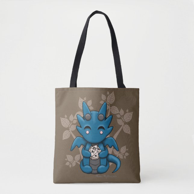 Sac fourre-tout à toile de dragon de matrices de (Devant)