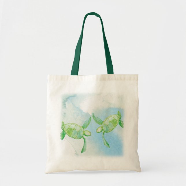 Sac fourre-tout à toile de paires de Honu (Devant)