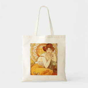 Sac fourre-tout à topaze d'Alphonse Mucha