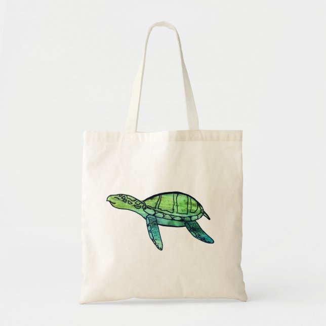Sac fourre-tout à tortue de mer (Devant)