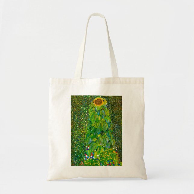 Sac fourre-tout à tournesol de Gustav Klimt (Devant)