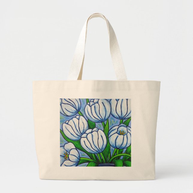 Sac fourre-tout à tranquilité de tulipe (Devant)