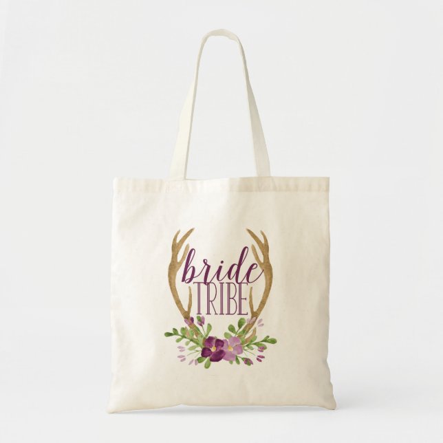 Sac fourre-tout à tribu de jeune mariée (Devant)