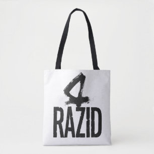 Sac fourre-tout à typographie minimale RAZID – Mod