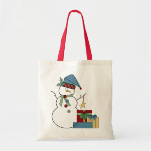 Sac fourre-tout à vacances de bonhomme de neige de