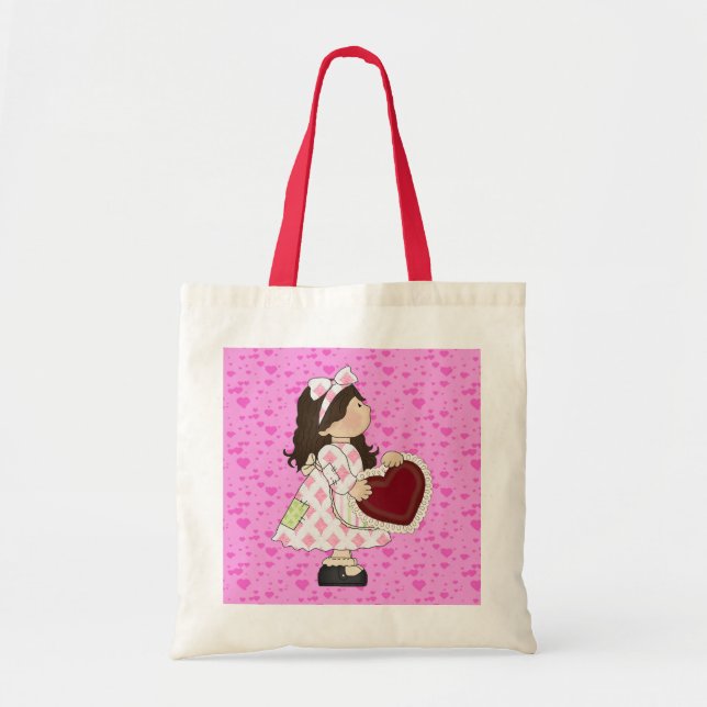 Sac fourre-tout à Valentine d'enfants (Devant)