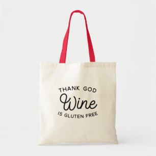 sac fourre-tout à vin amusant, sans gluten