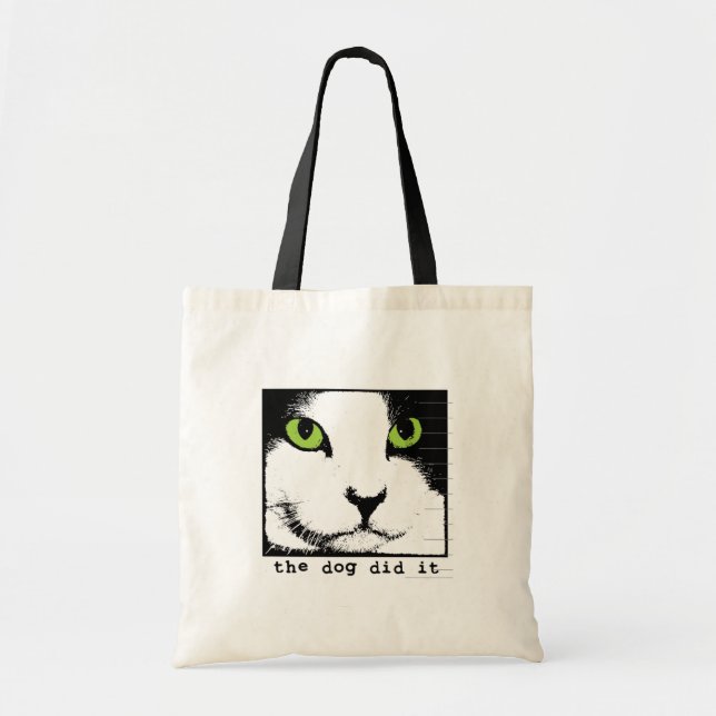 Sac fourre-tout à visage de chat (Devant)