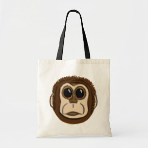 Sac fourre-tout à visage de singe