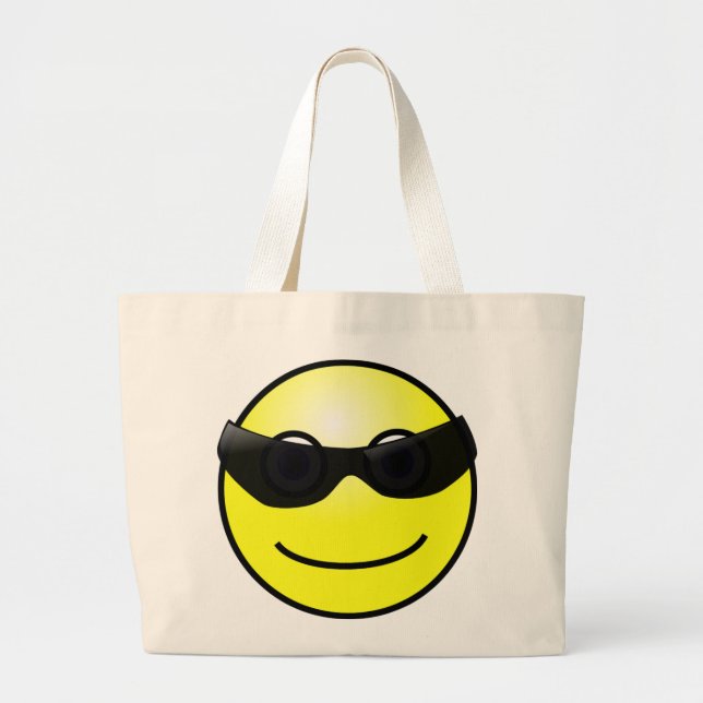 Sac fourre-tout à visage jaune (Devant)