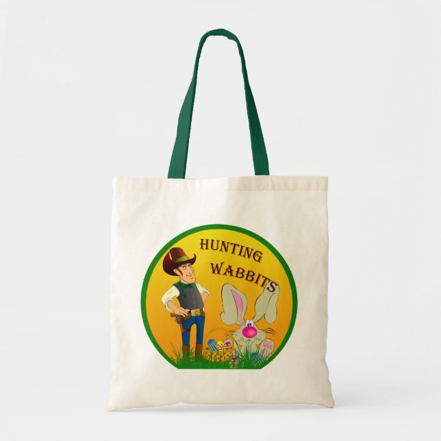 Sac fourre-tout à Wabbits Pâques de chasse (Devant)